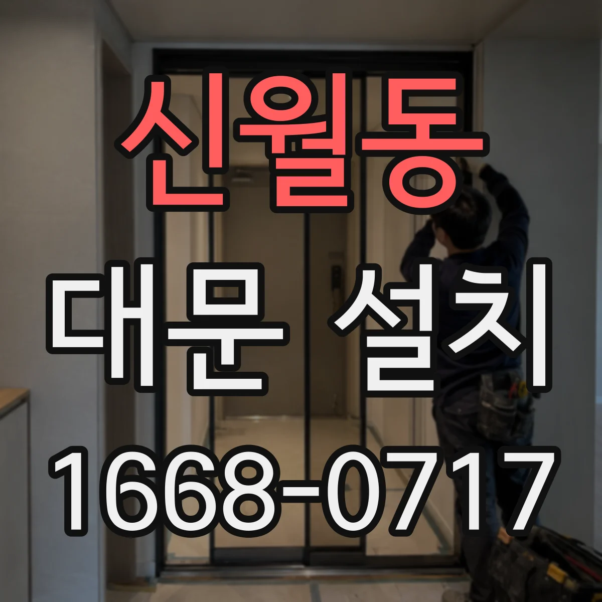 신월동 대문 설치