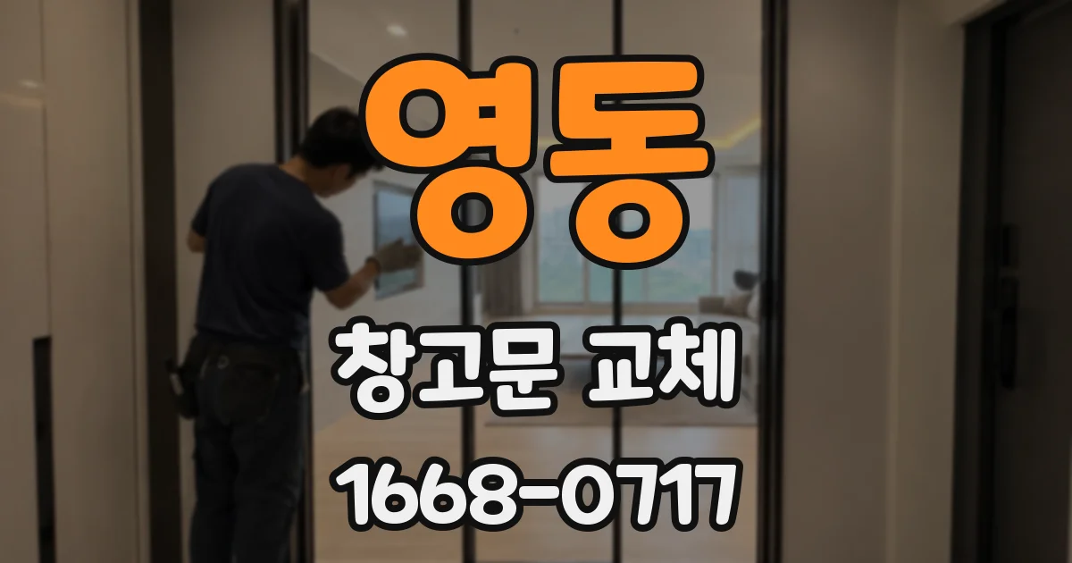영동 창고문 교체