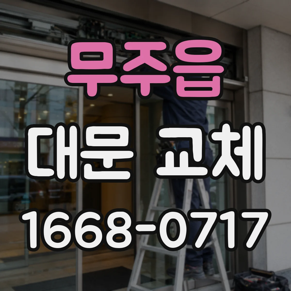 무주읍 대문 교체