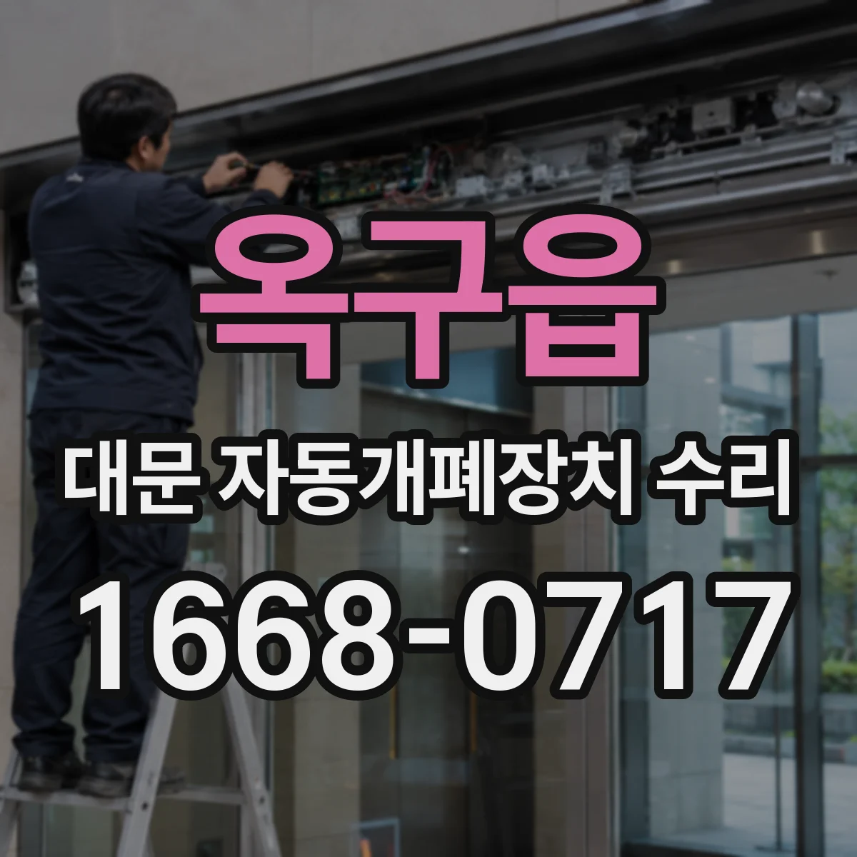 옥구읍 대문 자동개폐장치 수리