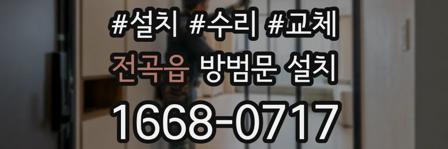 전곡읍 방범문 설치