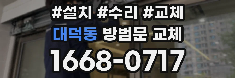 대덕동 방범문 교체