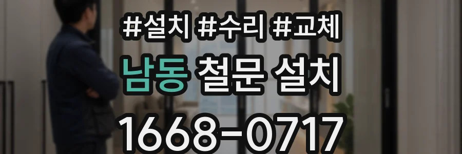 남동 철문 설치