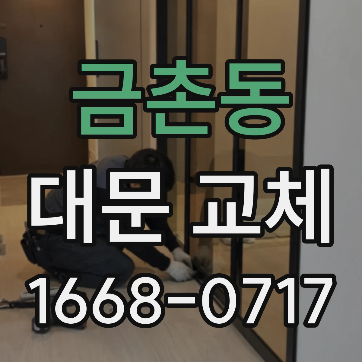 금촌동 대문 교체