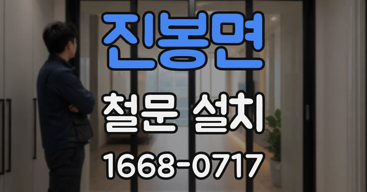 진봉면 철문 설치