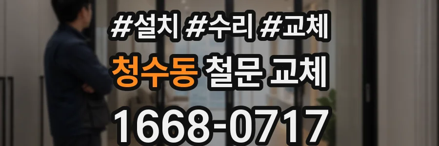 청수동 철문 교체