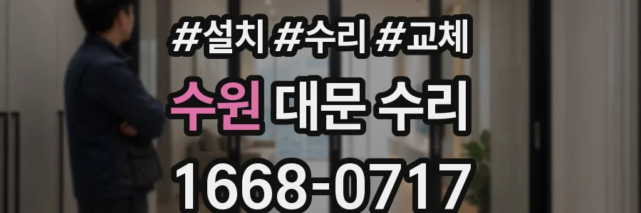 수원 대문 수리