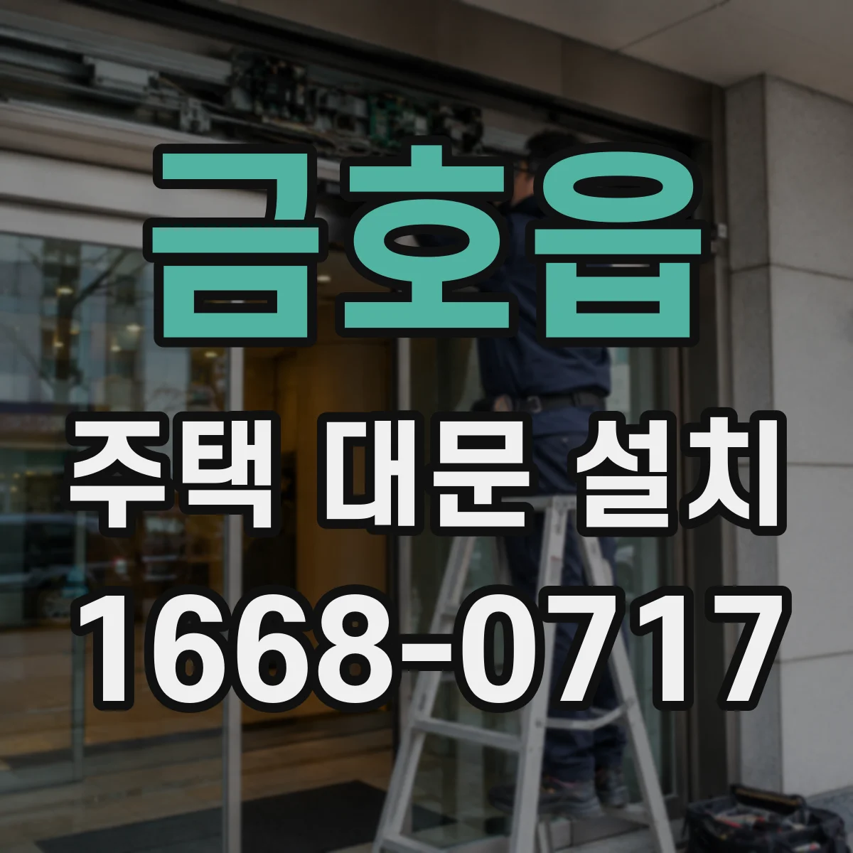금호읍 주택 대문 설치