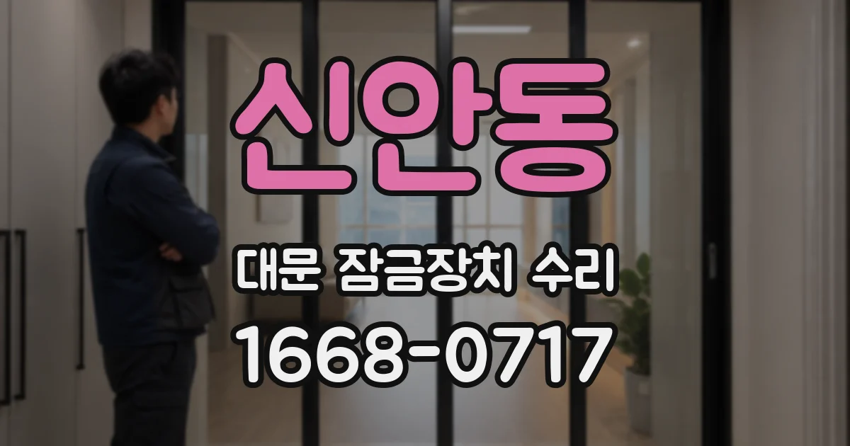 신안동 대문 잠금장치 수리