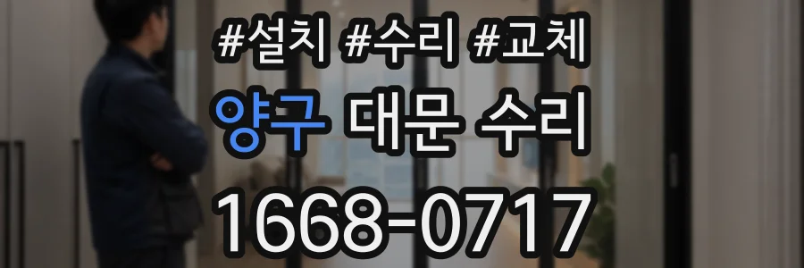 양구 대문 수리
