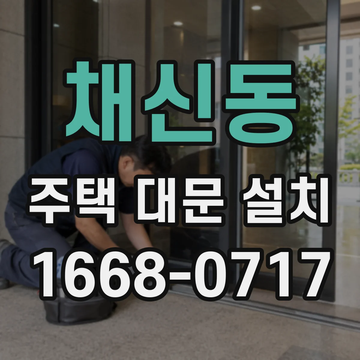 채신동 주택 대문 설치
