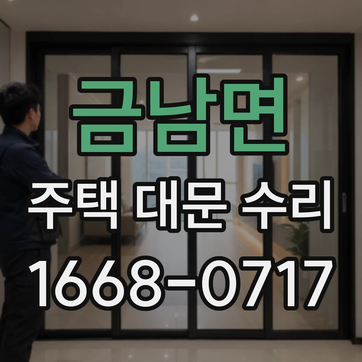 금남면 주택 대문 수리