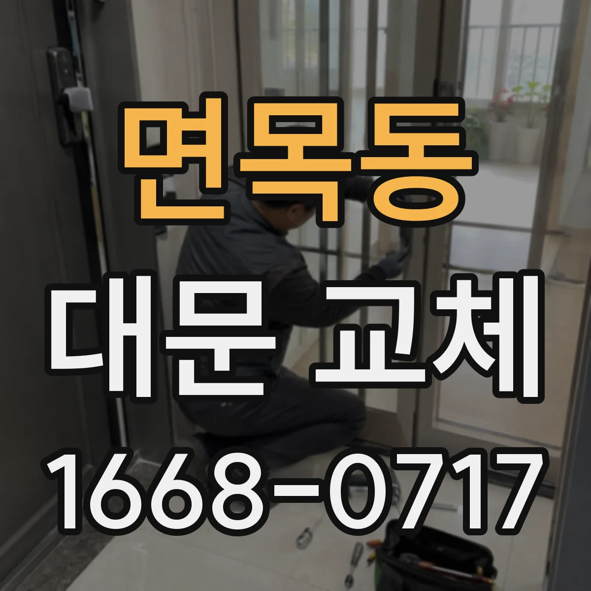 면목동 대문 교체