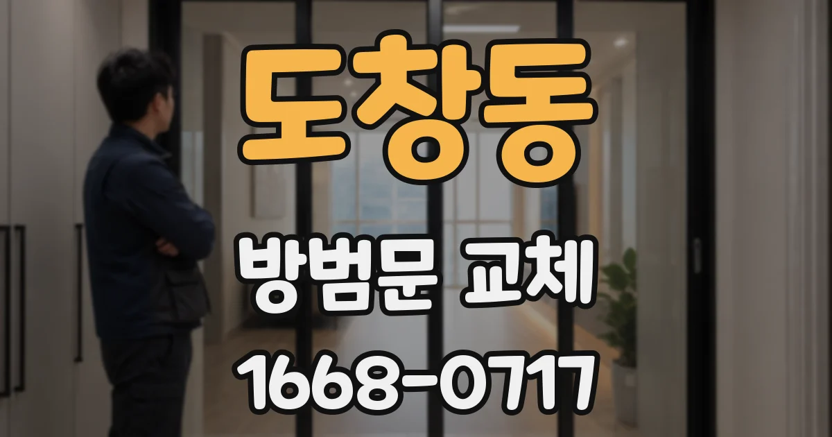 도창동 방범문 교체