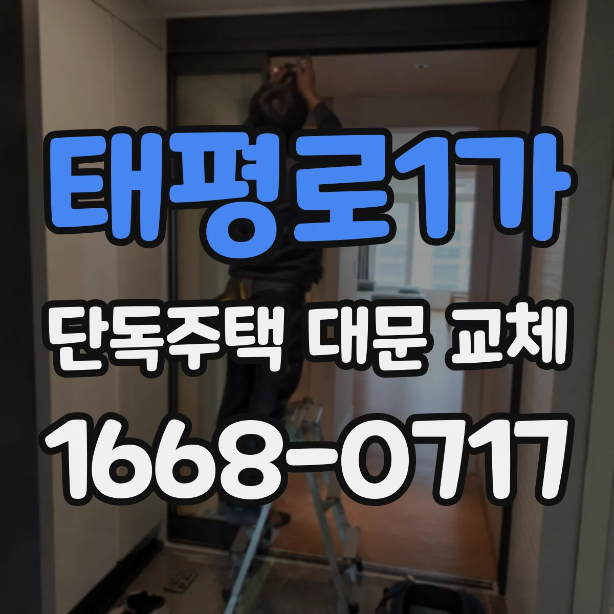 태평로1가 단독주택 대문 교체