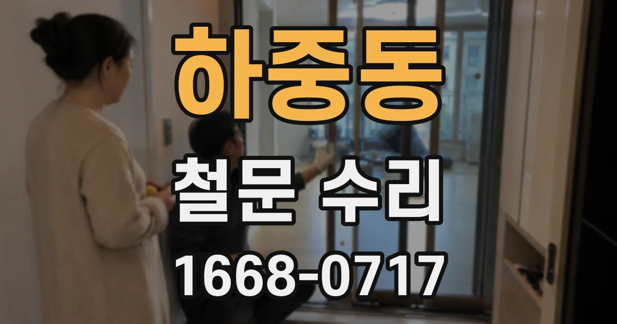 하중동 철문 수리