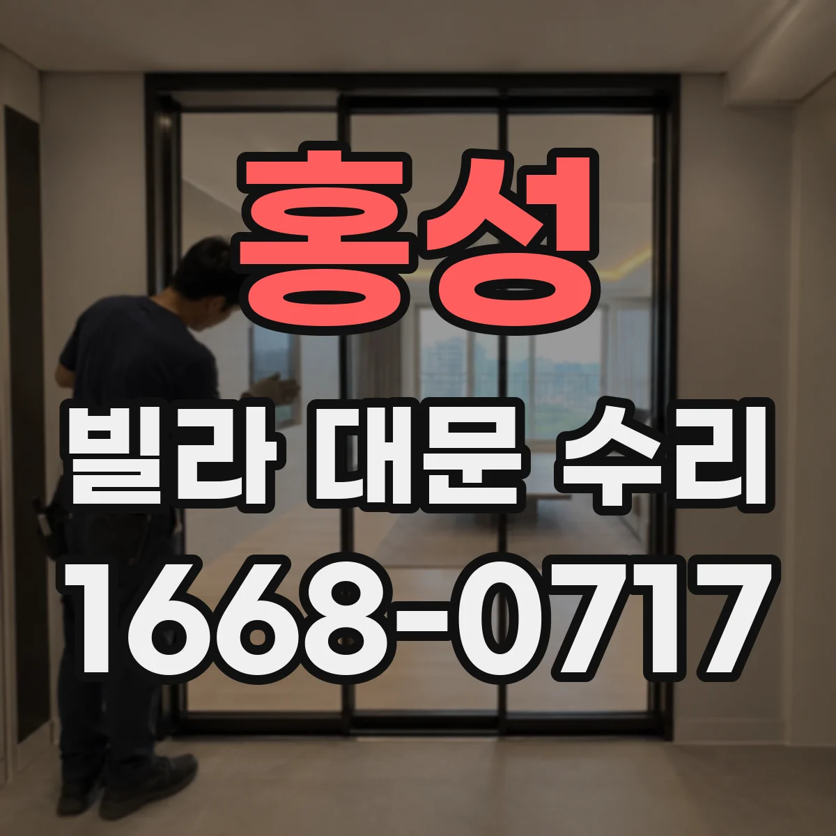 홍성 빌라 대문 수리