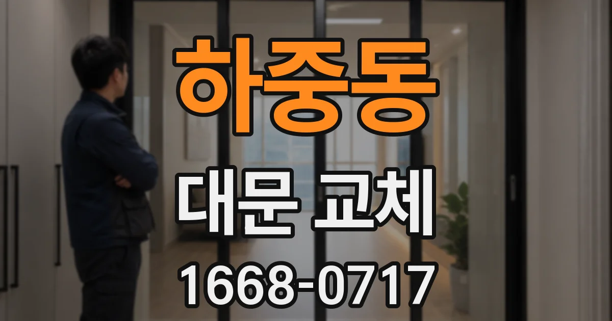 하중동 대문 교체