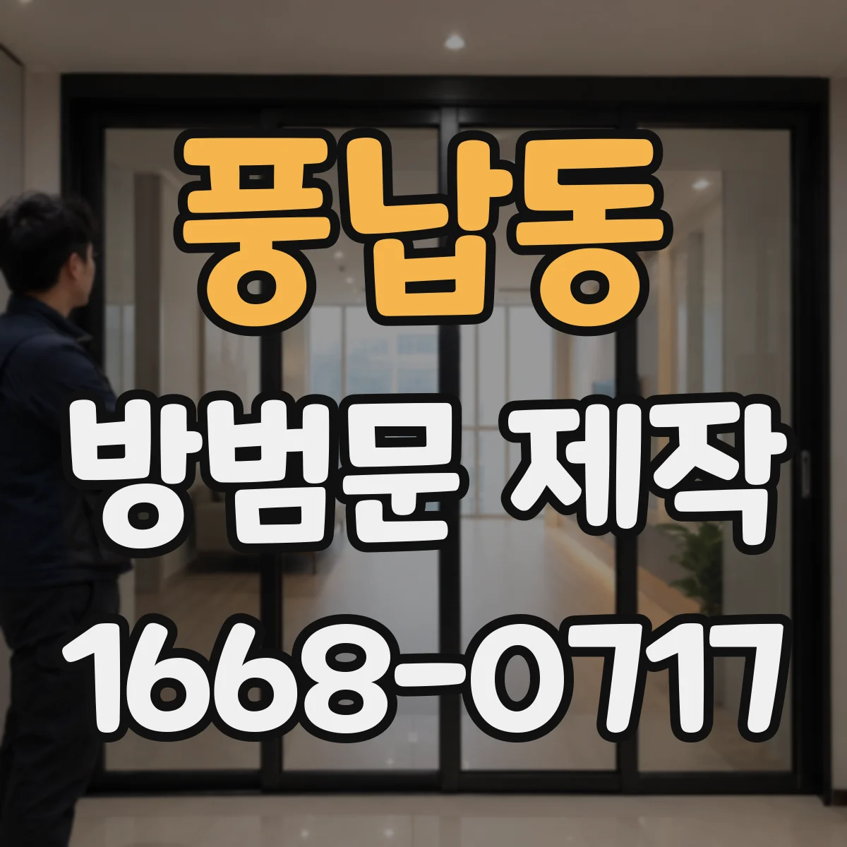 풍납동 방범문 제작