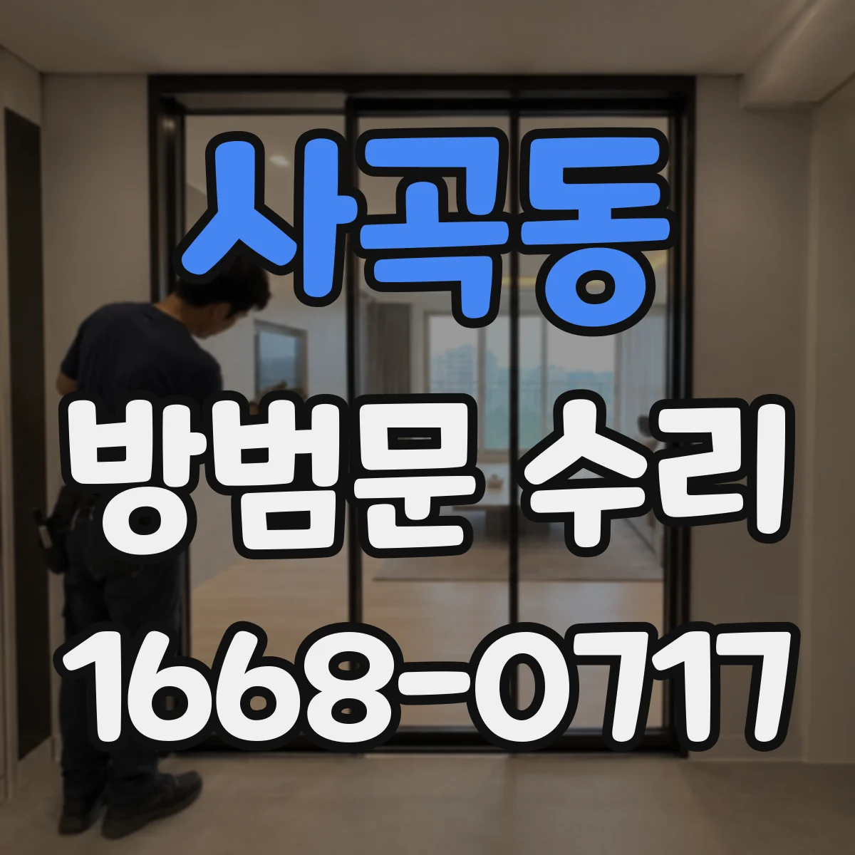 사곡동 방범문 수리