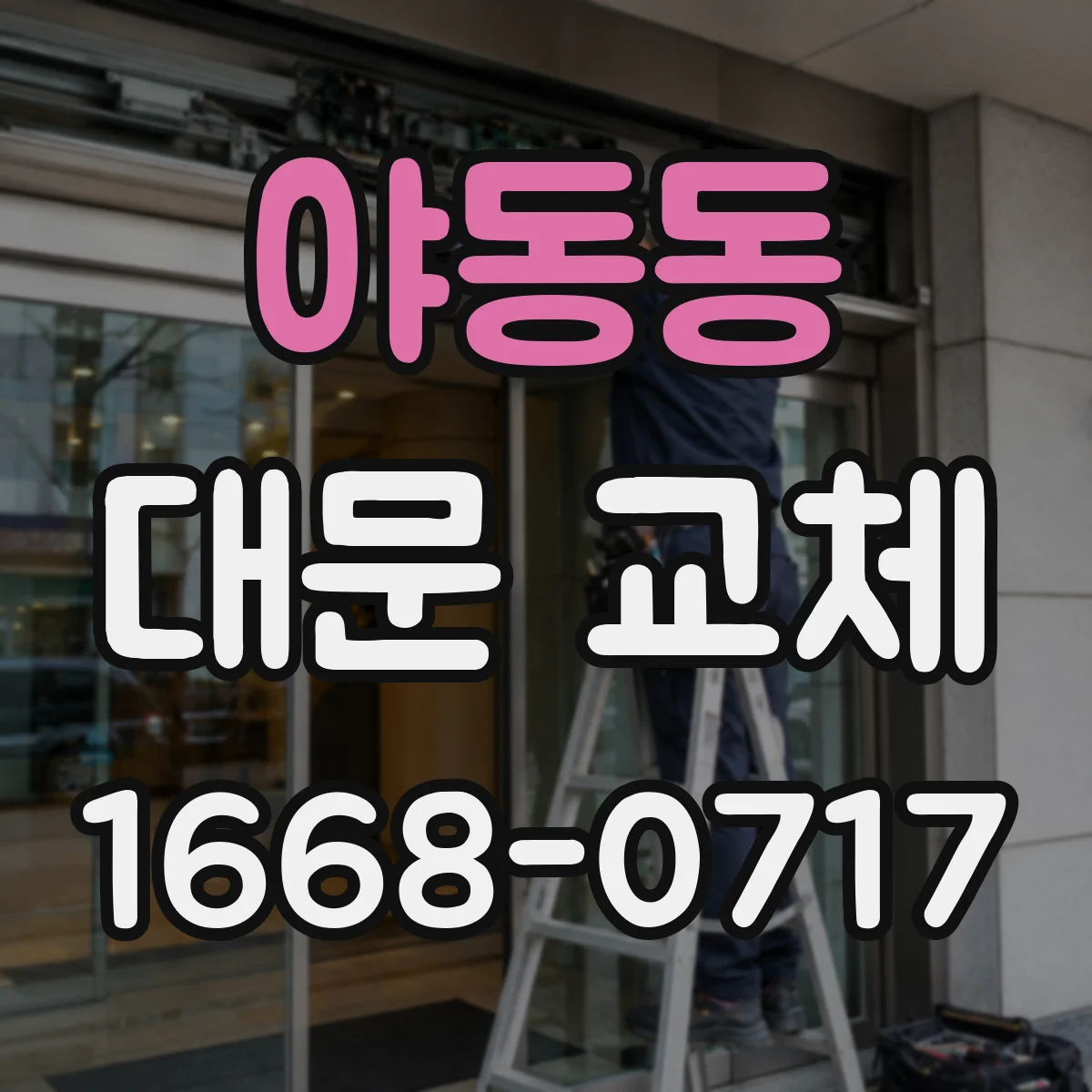 야동동 대문 교체