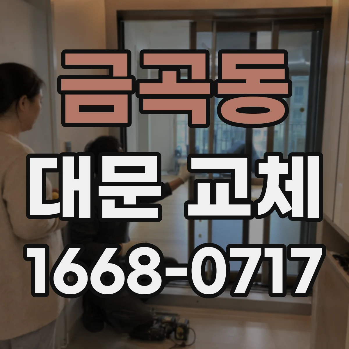 금곡동 대문 교체