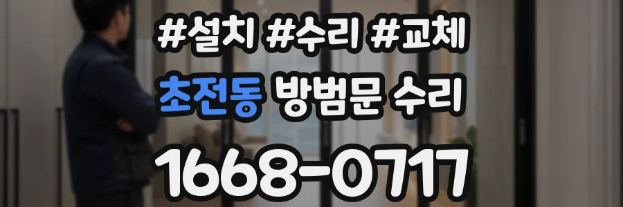 초전동 방범문 수리