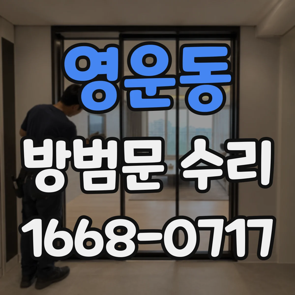 영운동 방범문 수리