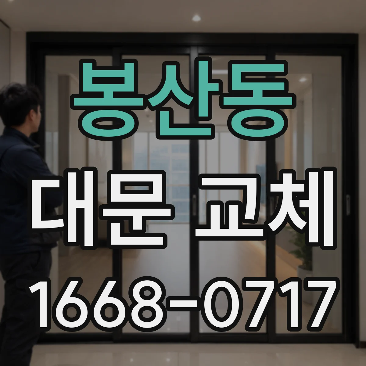 봉산동 대문 교체