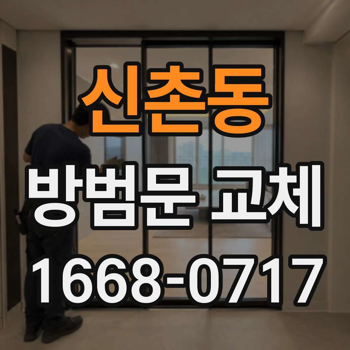 신촌동 방범문 교체