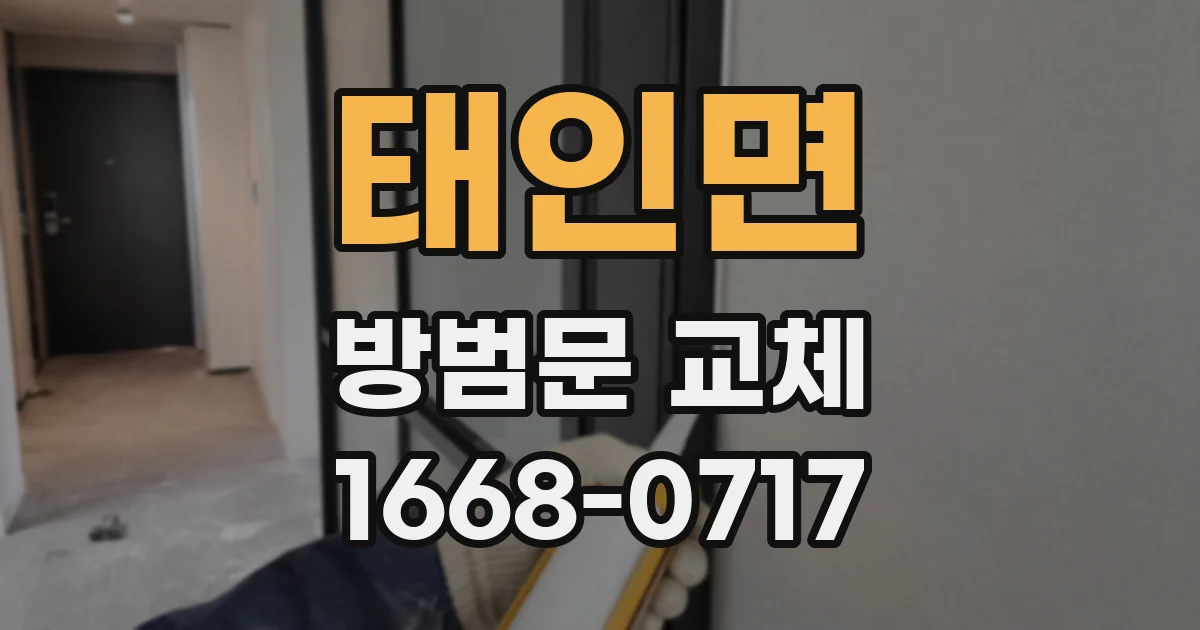 태인면 방범문 교체