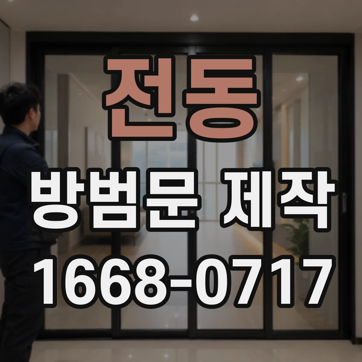 전동 방범문 제작