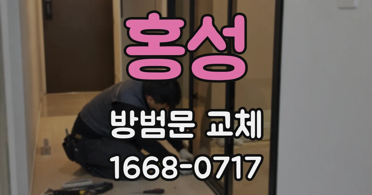 홍성 방범문 교체