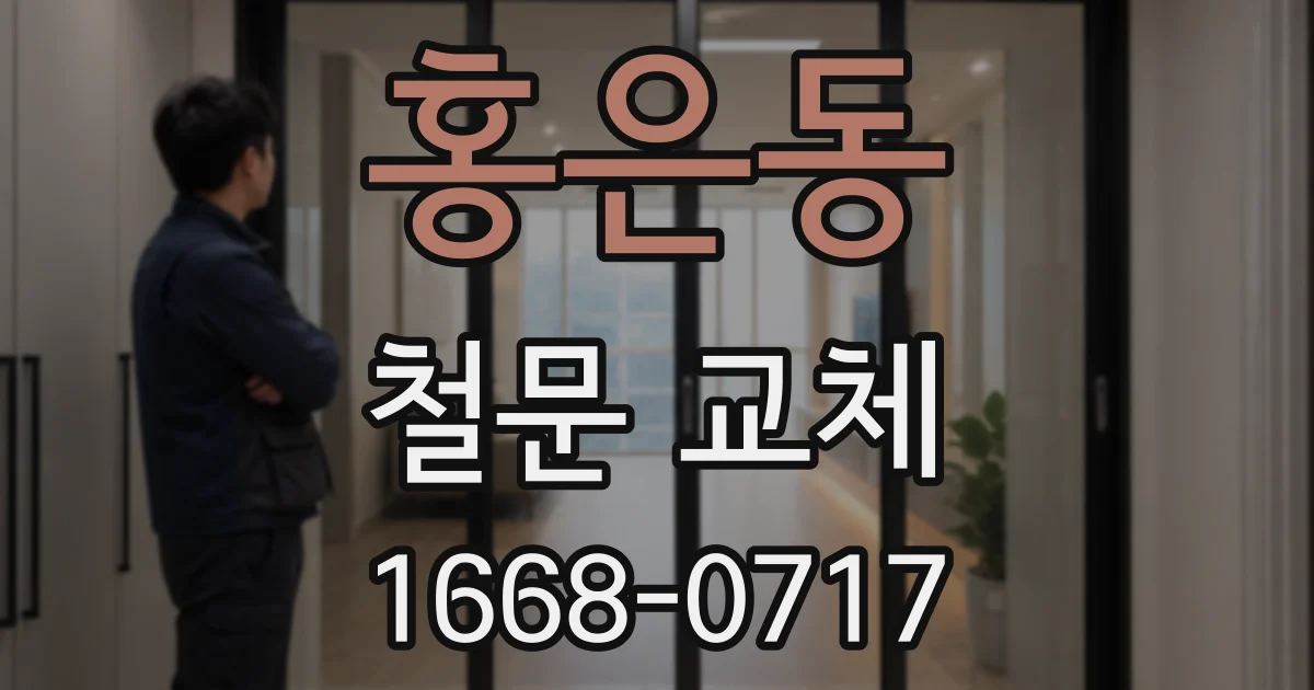 홍은동 철문 교체