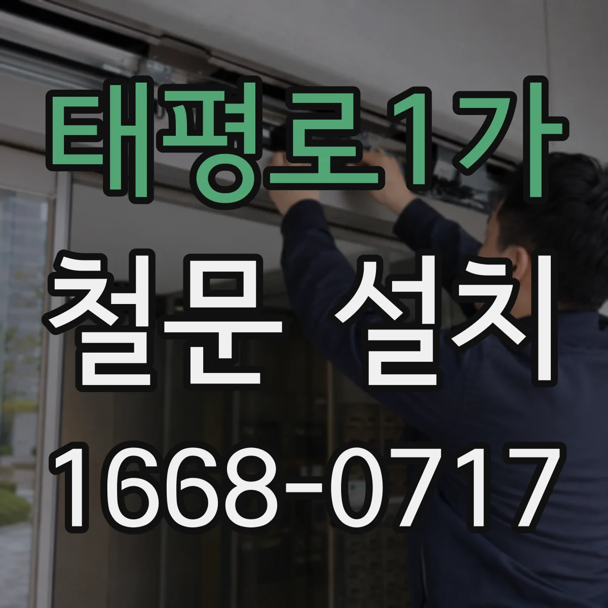 태평로1가 철문 설치