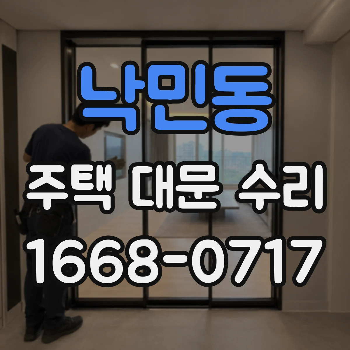 낙민동 주택 대문 수리