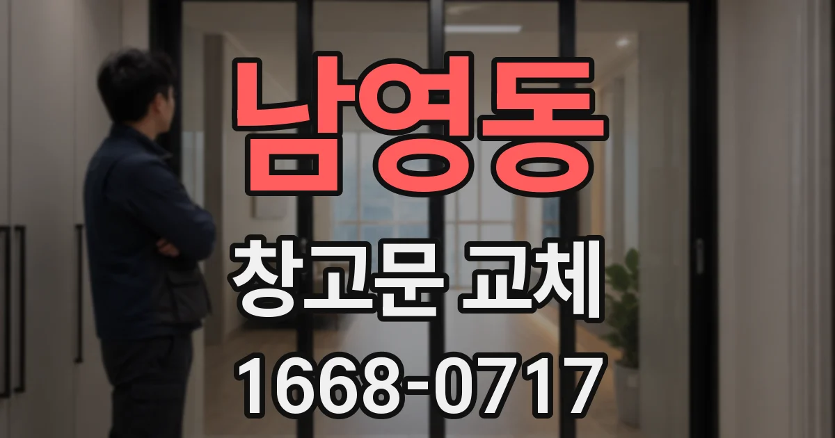 남영동 창고문 교체