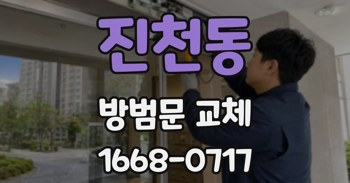진천동 방범문 교체