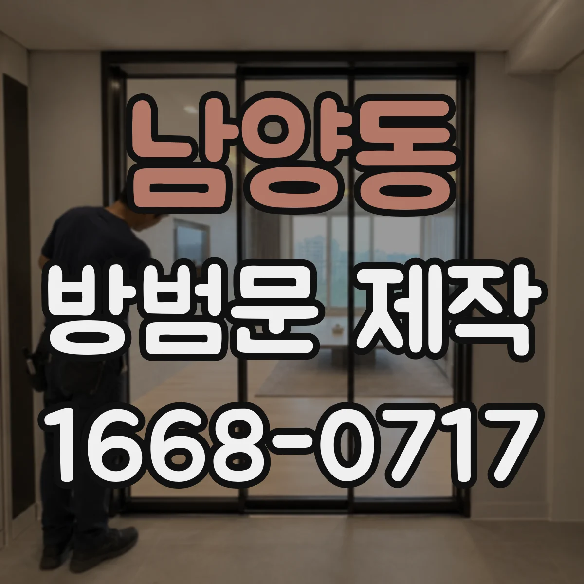 남양동 방범문 제작