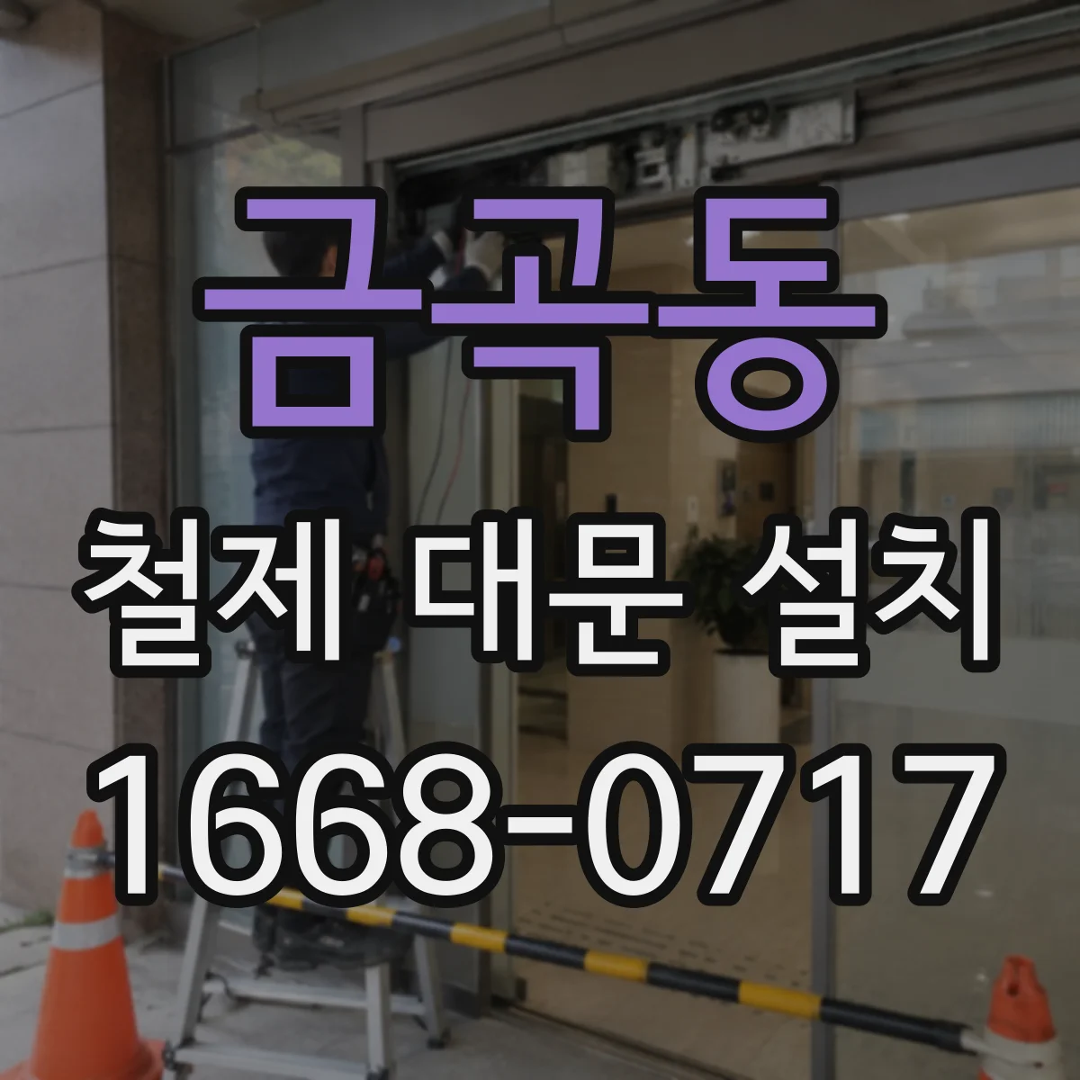 금곡동 철제 대문 설치
