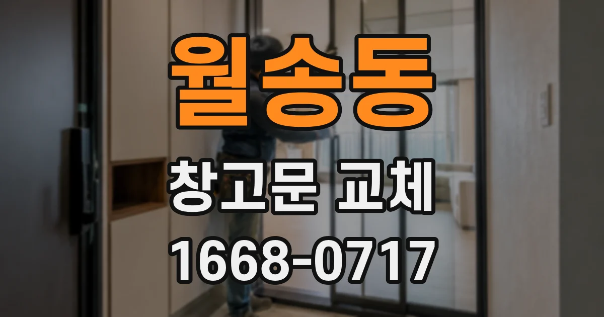 월송동 창고문 교체