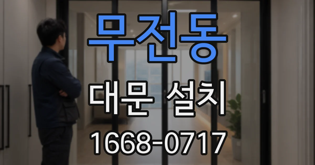 무전동 대문 설치