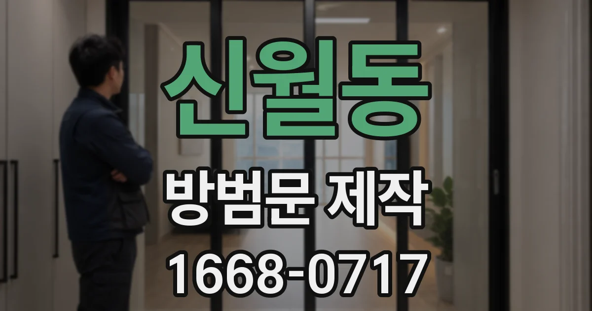 신월동 방범문 제작