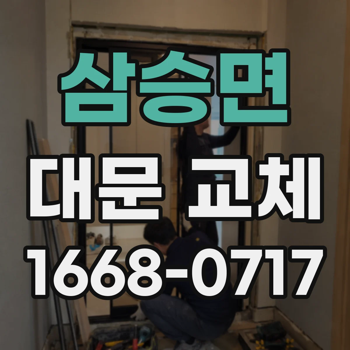 삼승면 대문 교체