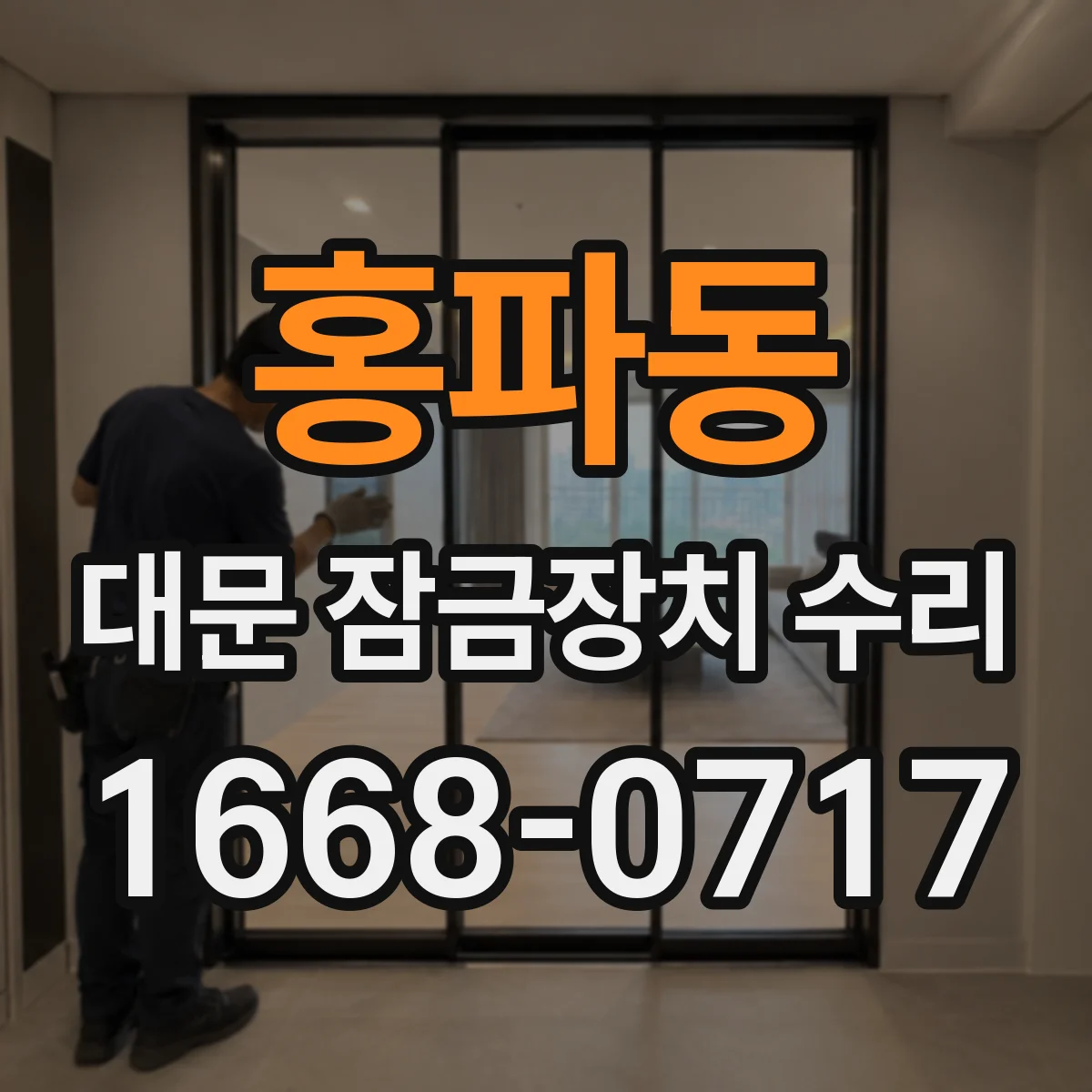 홍파동 대문 잠금장치 수리