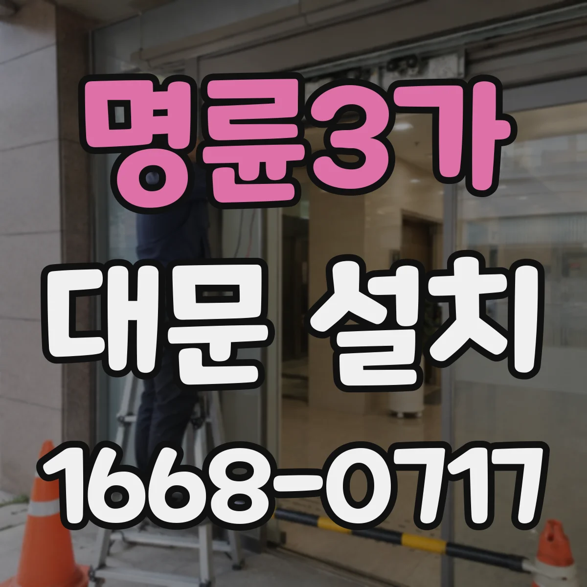 명륜3가 대문 설치