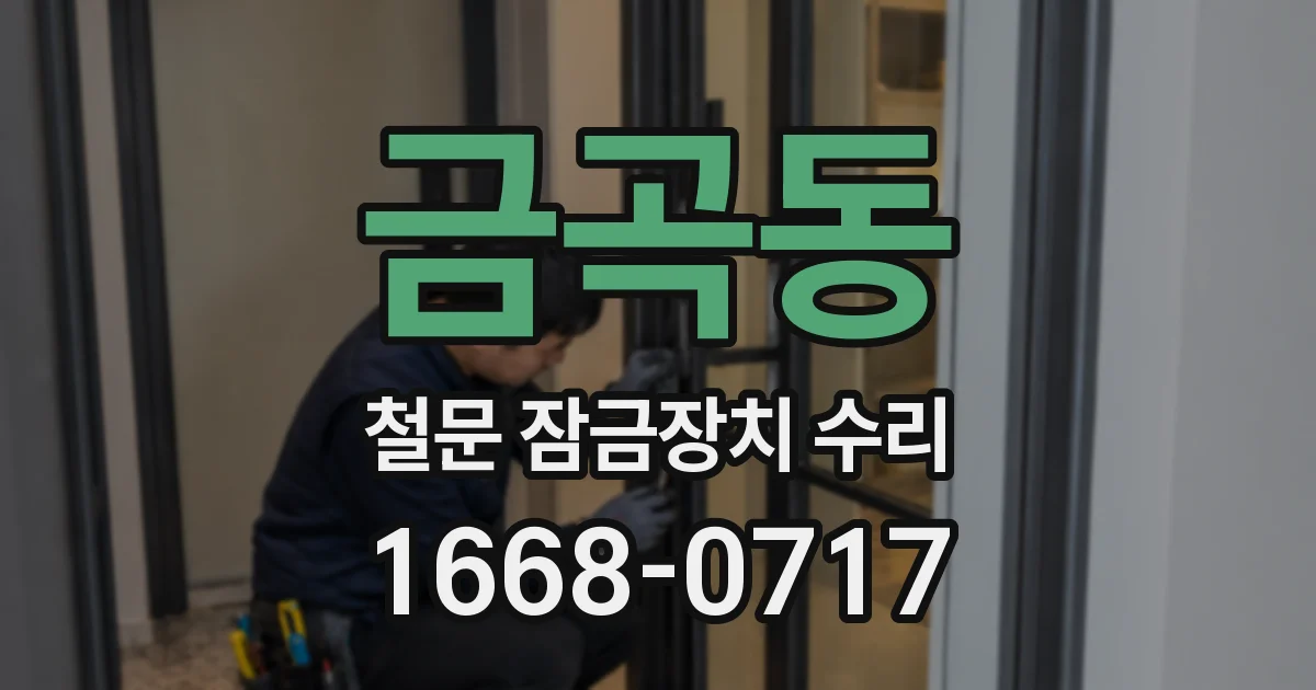 금곡동 철문 잠금장치 수리