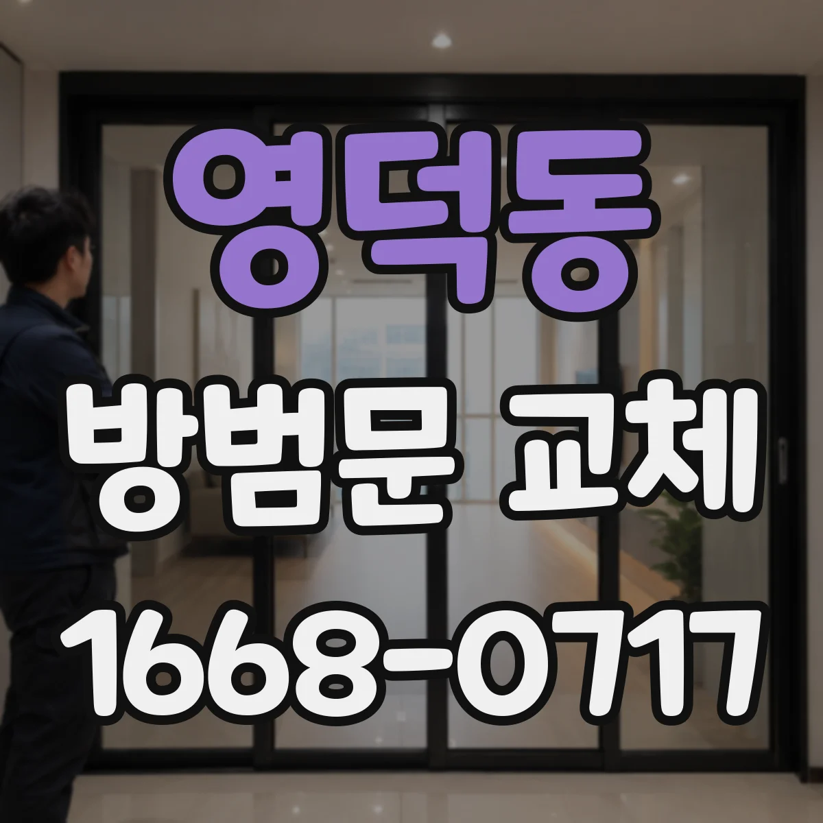 영덕동 방범문 교체