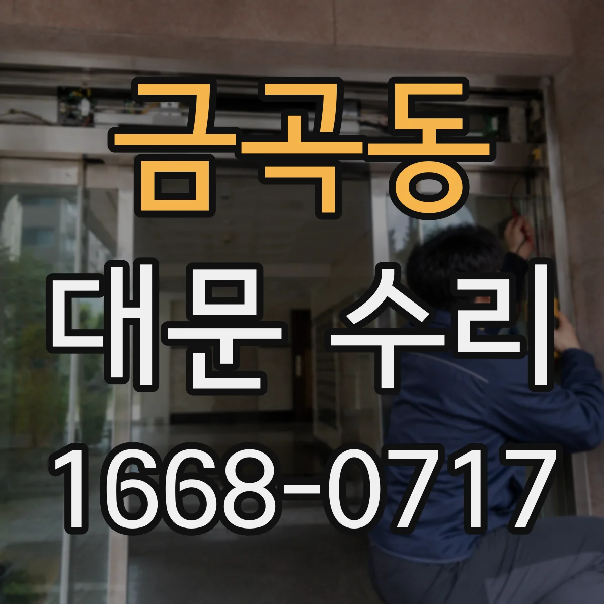금곡동 대문 수리