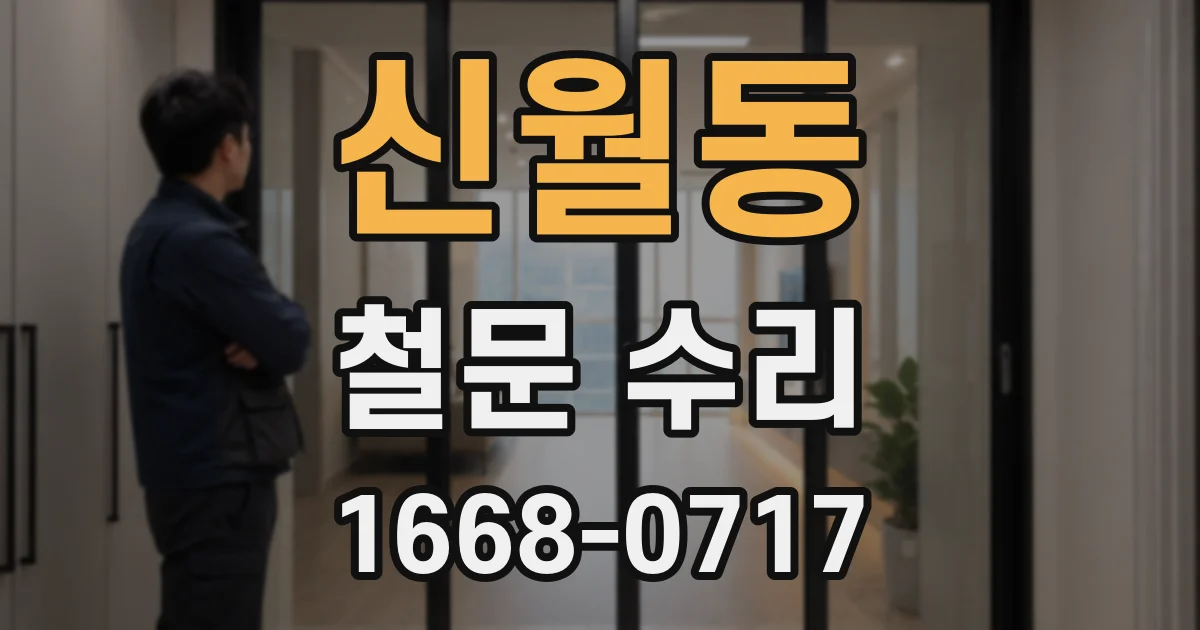 신월동 철문 수리